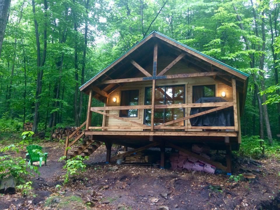 Saint-Jean-des Piles Les Cabines Nordik Des Pilesヴィラ エクステリア 写真