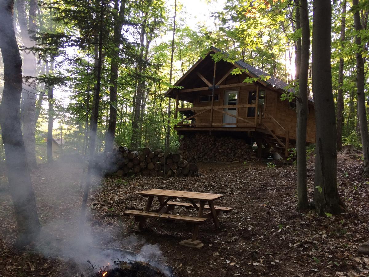 Saint-Jean-des Piles Les Cabines Nordik Des Pilesヴィラ エクステリア 写真