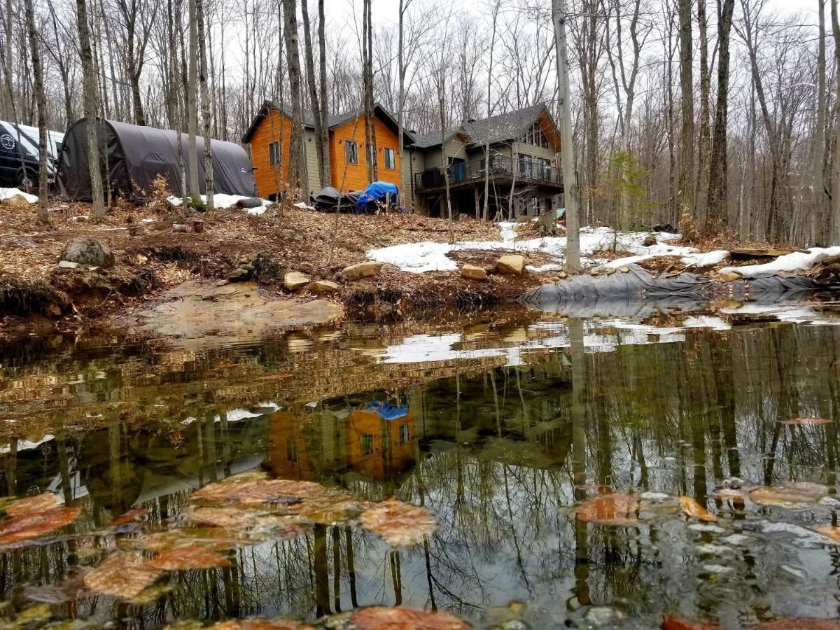 Saint-Jean-des Piles Les Cabines Nordik Des Pilesヴィラ エクステリア 写真