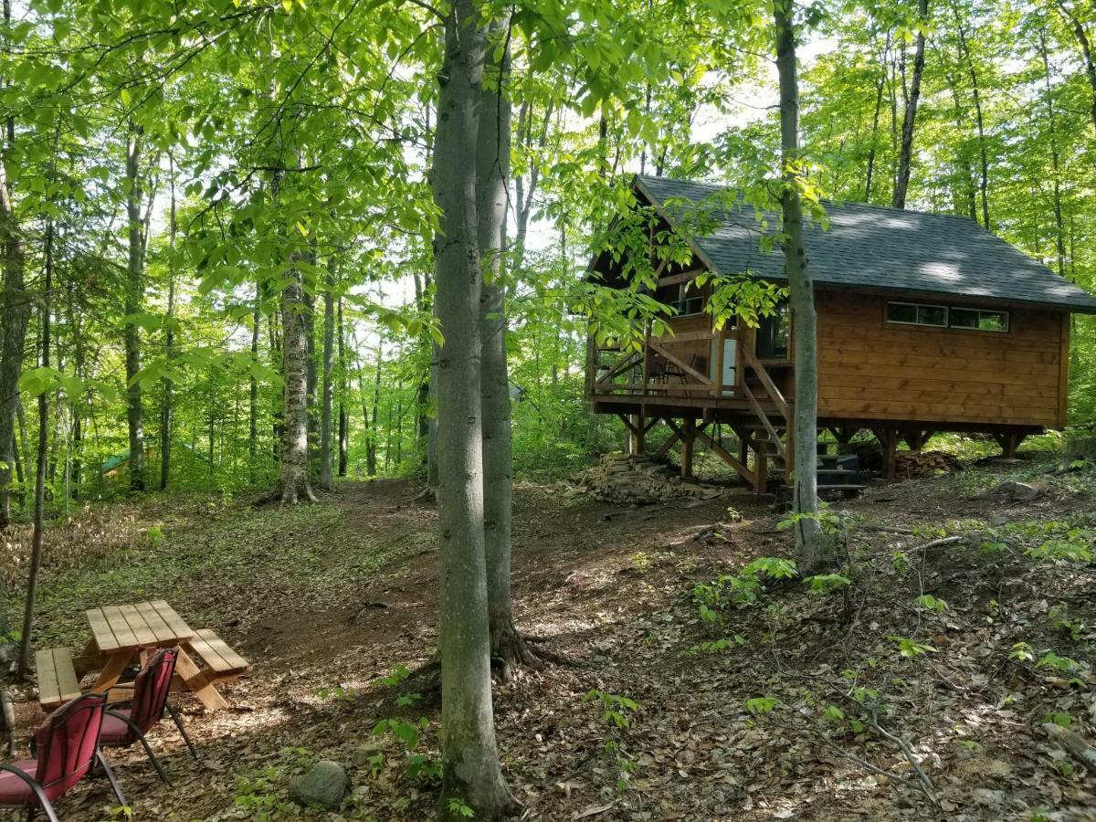 Saint-Jean-des Piles Les Cabines Nordik Des Pilesヴィラ エクステリア 写真