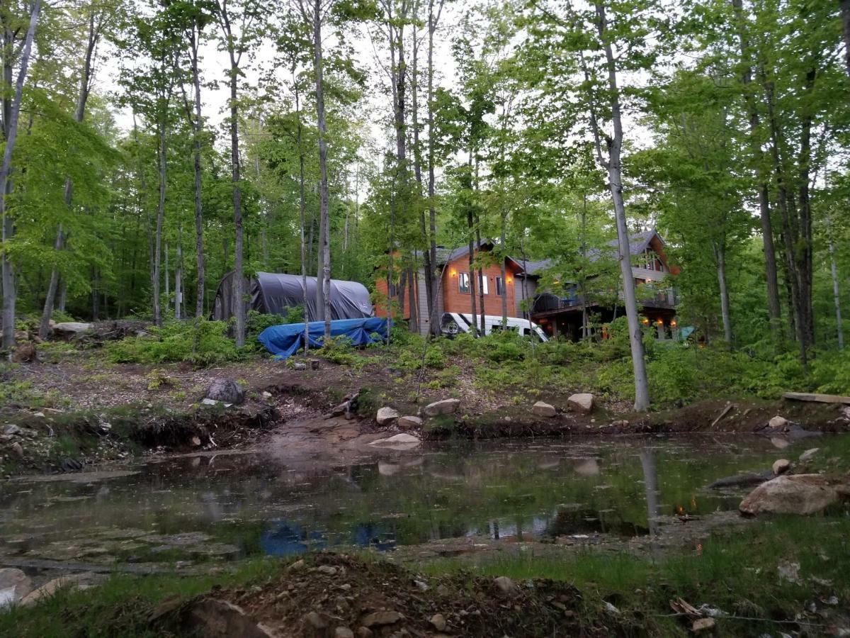 Saint-Jean-des Piles Les Cabines Nordik Des Pilesヴィラ エクステリア 写真